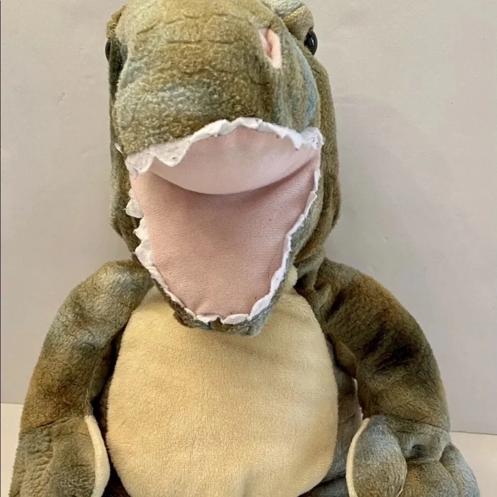 Teddy Mountain Plush Green Dinosaur 12